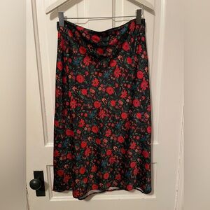 Midi, High Waist Skirt